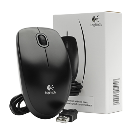 Logitech B100 Optische muis - Zwart